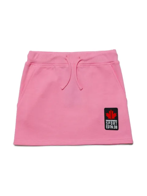 DSQUARED2 KIDS falda con logo estampado 
