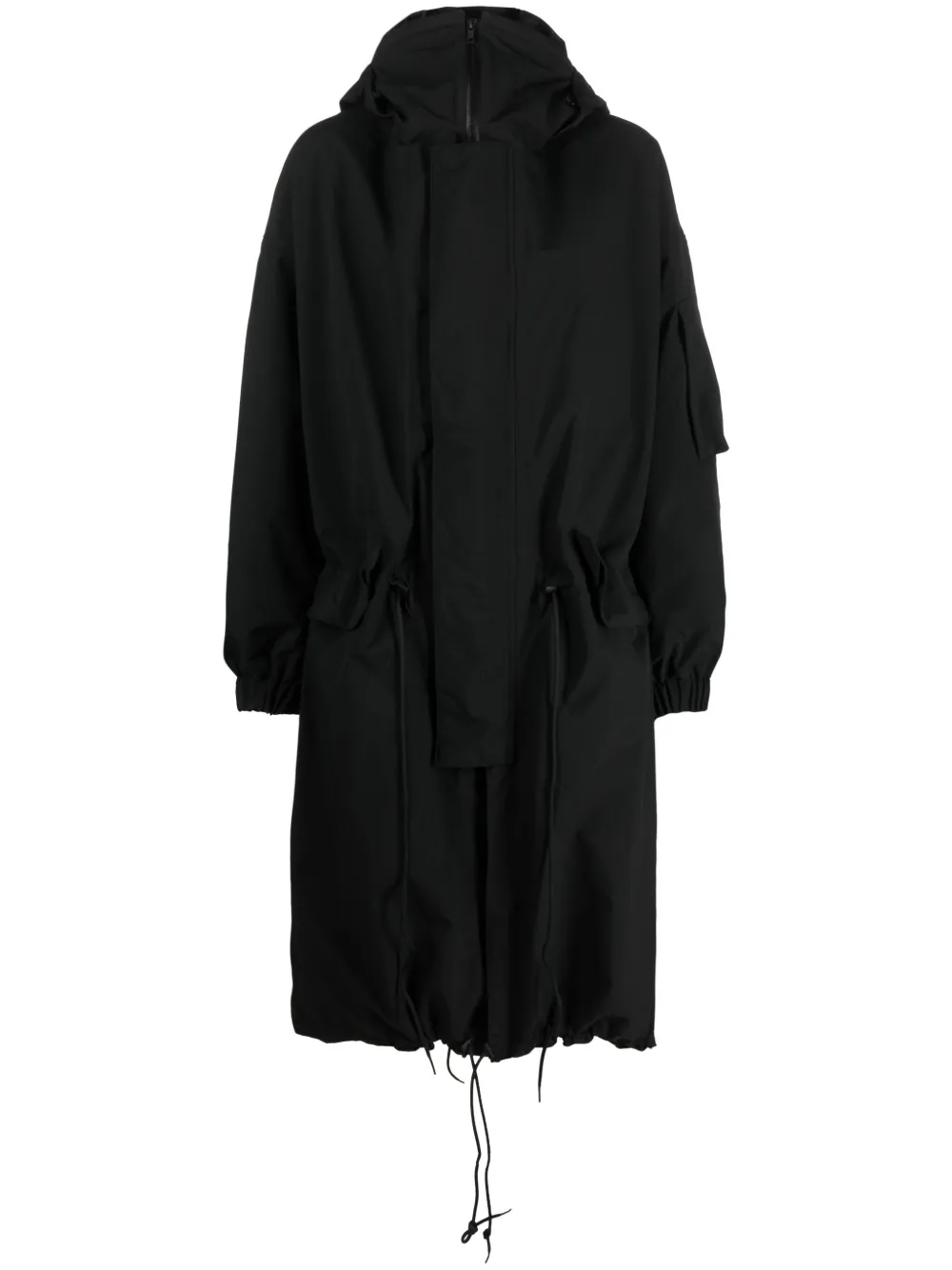 Shop Y-3 Gore Tex Hard Shell Waterproof Parka In Black