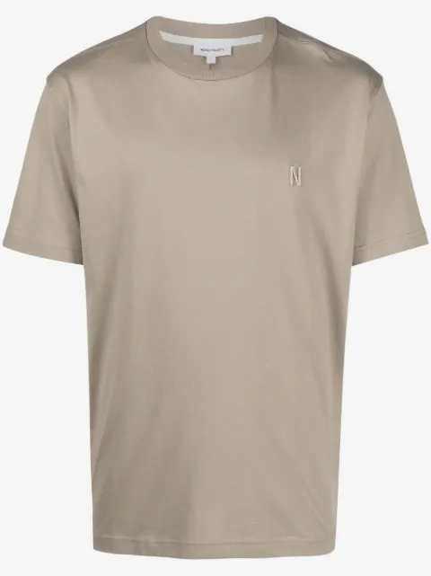 Norse Projects Johannes logo-embroidered T-shirt