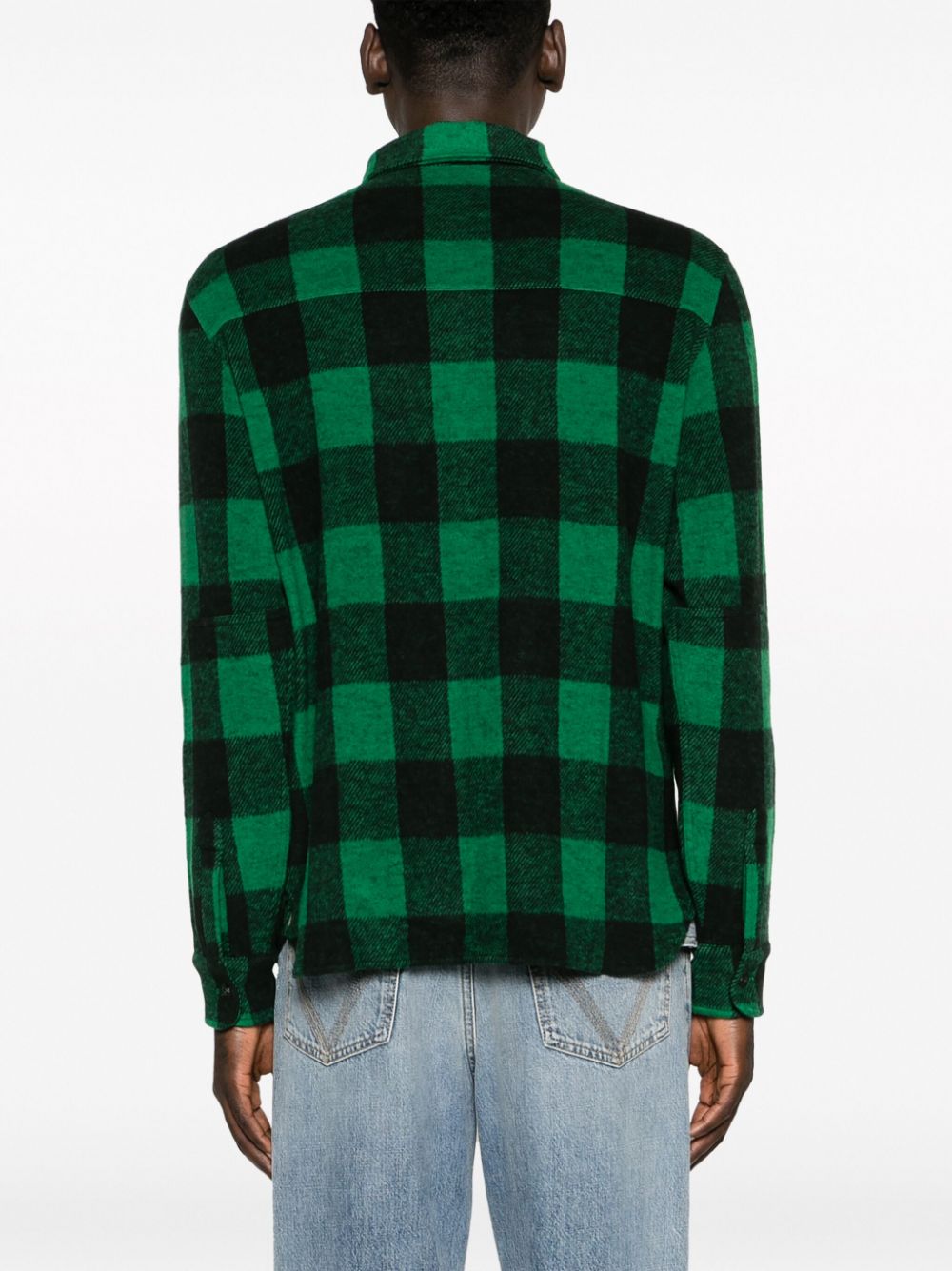 Polo Ralph Lauren plaid knit flannel shirt Men