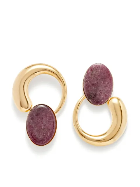 DESTREE Sonia stone-detailing earrings 