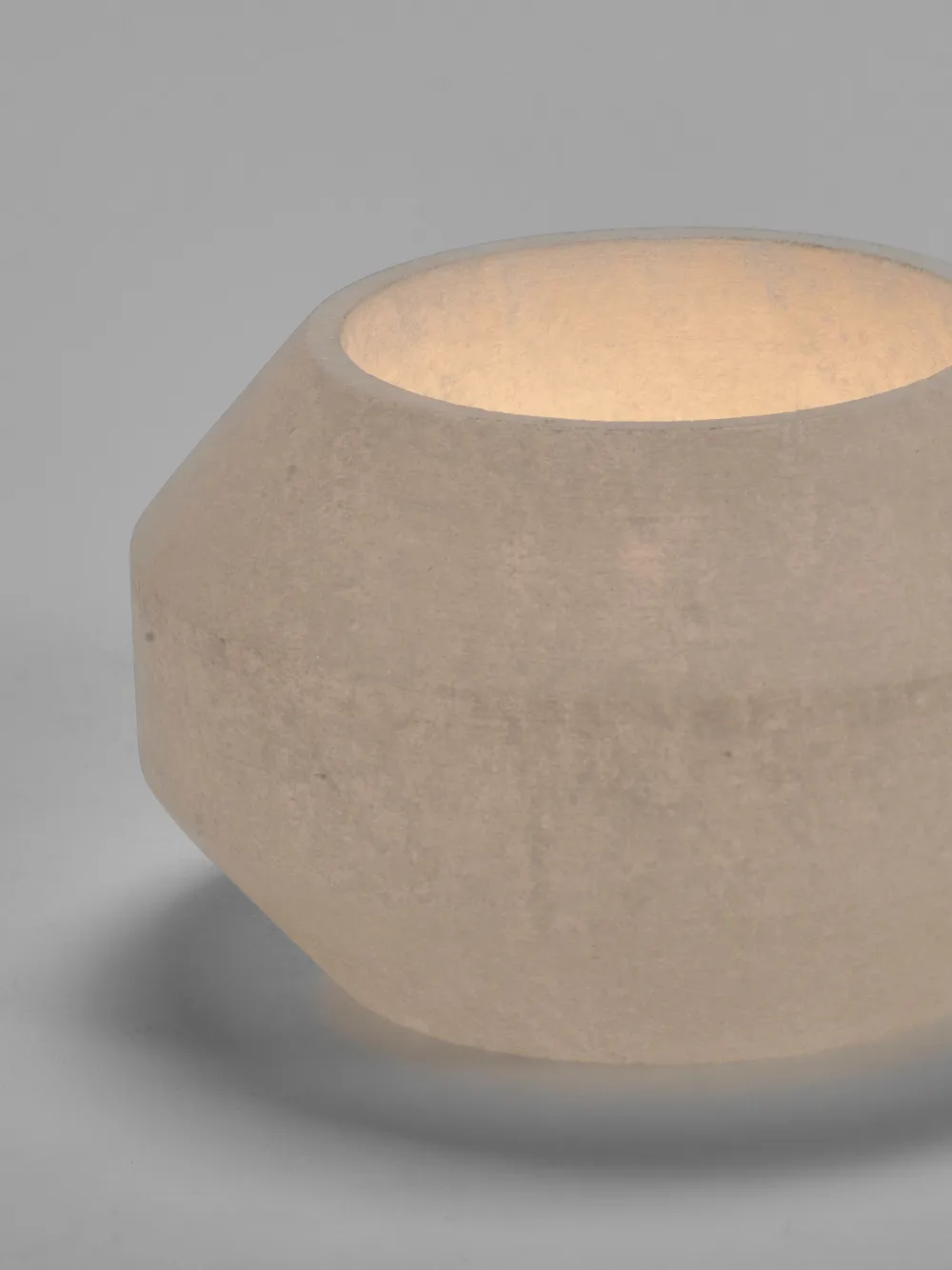 Shop Serax Large Alabaster Candle Holder In White