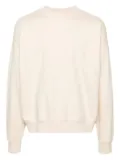 Off-White Arrows-embroidered cotton sweatshirt - Neutrals