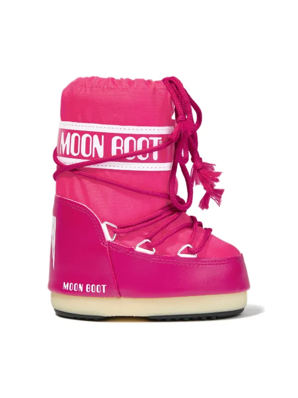 Moon Boot Kids Icon Mini Snow Boots Pink FARFETCH BH