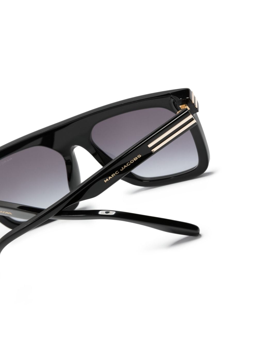 Shop Marc Jacobs Marc Square-frame Sunglasses In Black