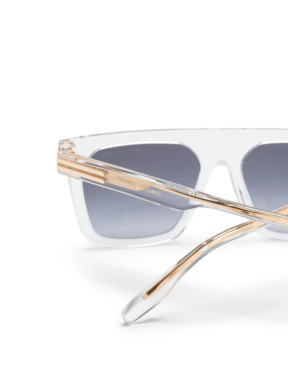 Marc Jacobs Eyewear Marc zonnebril met vierkant montuur Beige