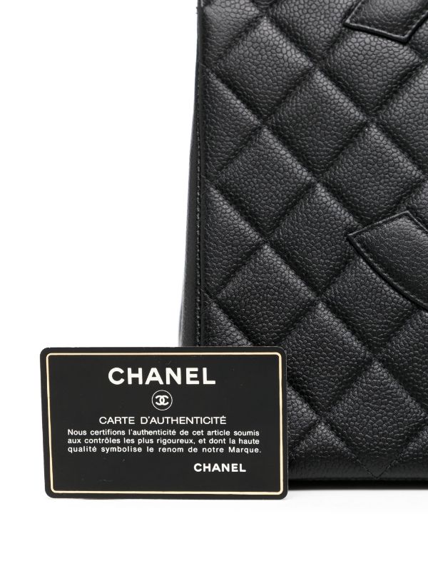 CHANEL Pre-Owned 1997 CC diamond-quilted Tote Bag - Farfetch