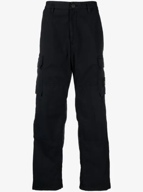 Stone Island Compass-patch cargo trousers