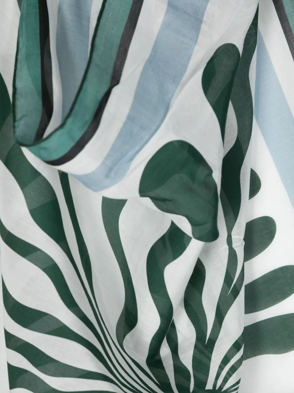 Dorothee Schumacher Printed Square Scarf In Green