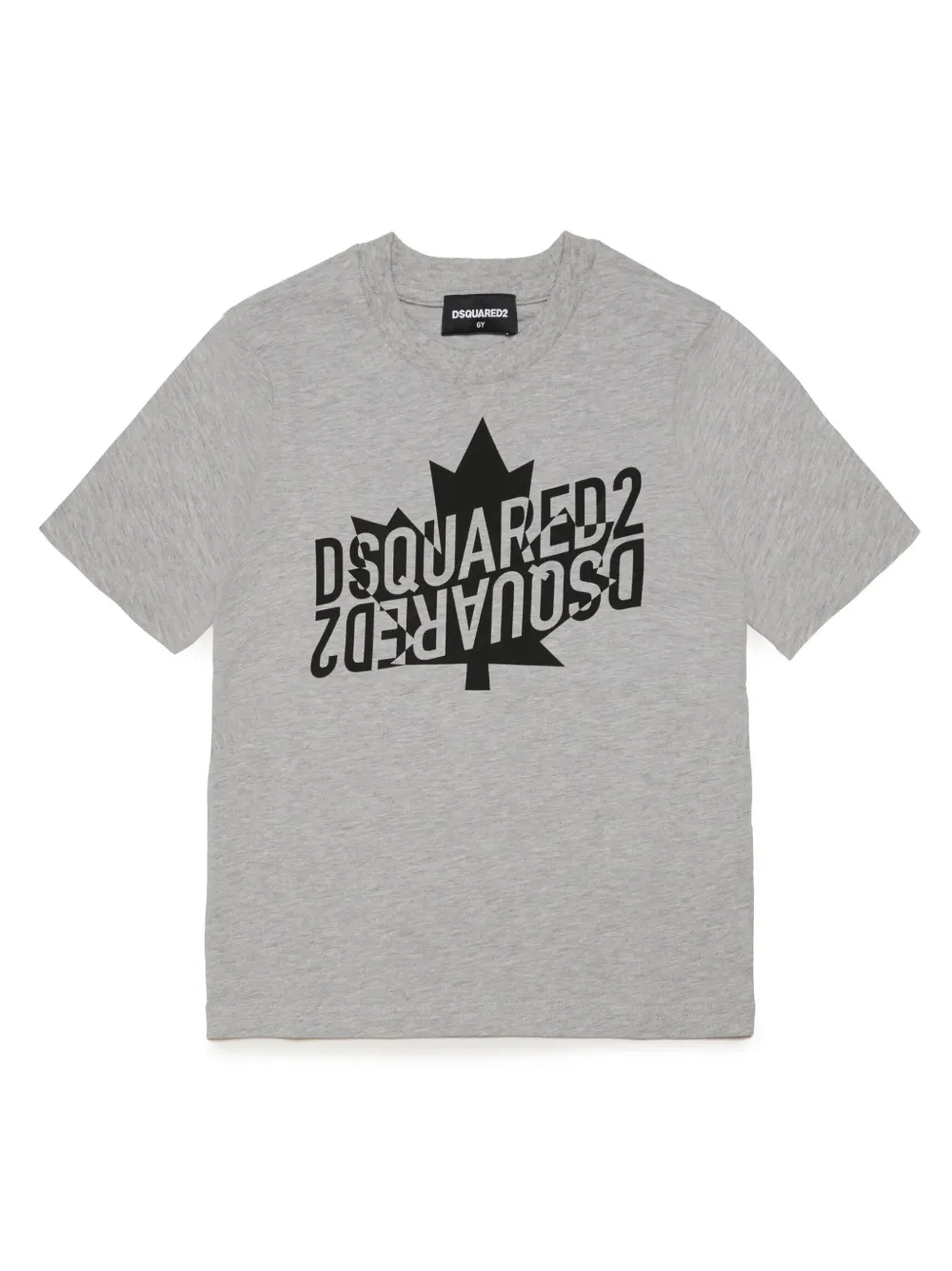 Dsquared2 Kids' Logo-print Cotton T-shirt In Grey