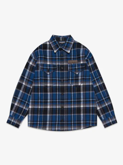 DSQUARED2 KIDS Geruit shirt 