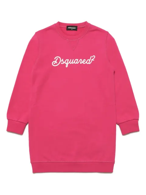 DSQUARED2 KIDS logo-print cotton jumper dress