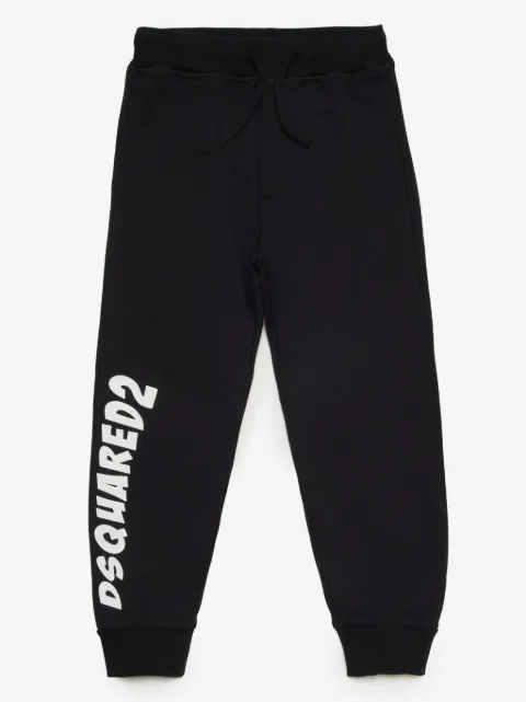 DSQUARED2 KIDS logo-print cotton track pants