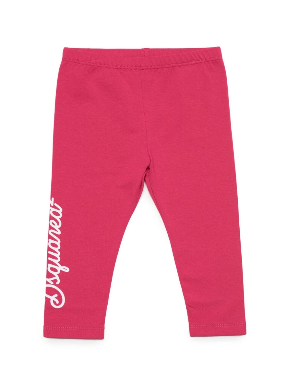 Shop Dsquared2 Logo-print Cotton Leggings In Pink