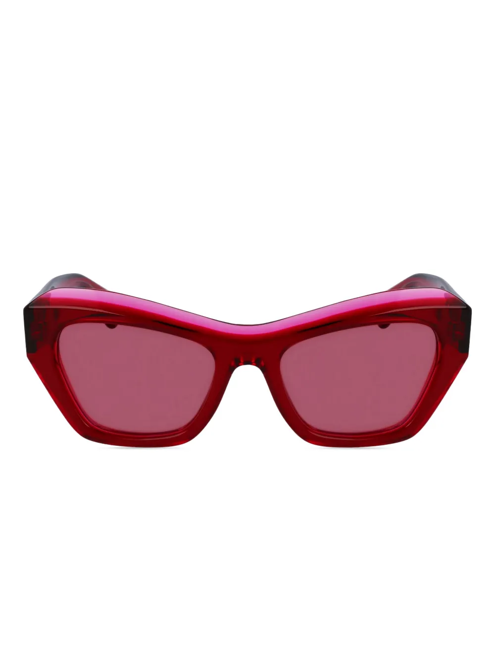 Lanvin geometric-frame sunglasses | Red | Image 1