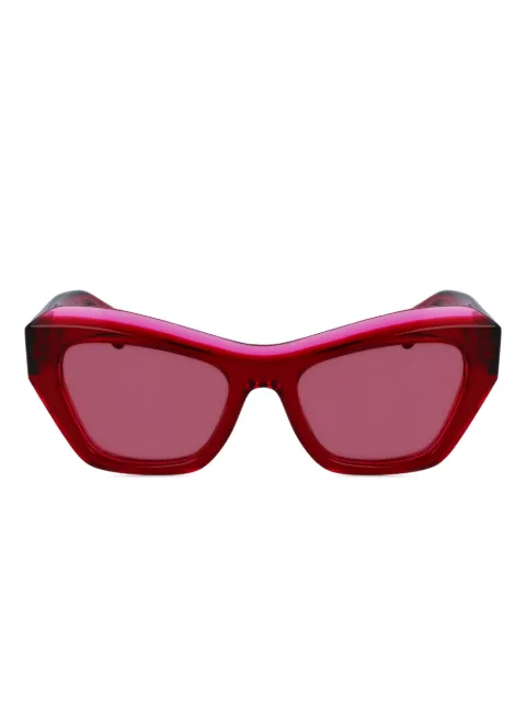 Lanvin lentes de sol con armazón geométrica