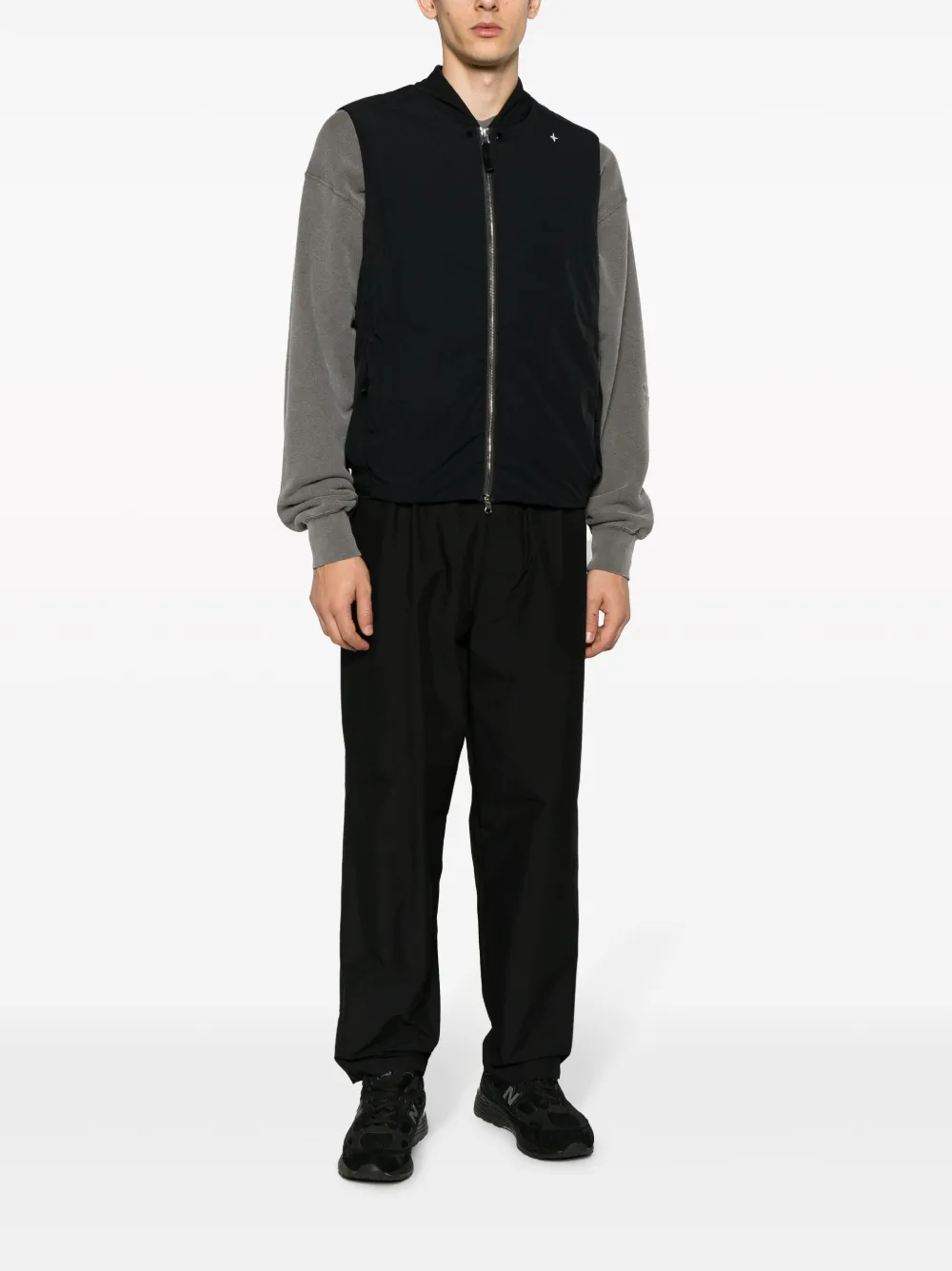 Stone Island Stellina 3L gilet - Zwart