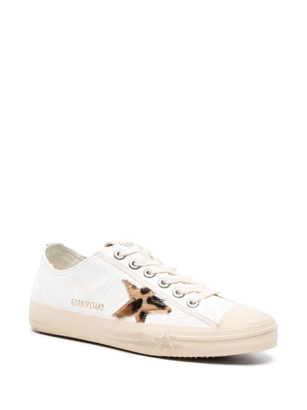 Golden Goose V-Star leren sneakers - Wit