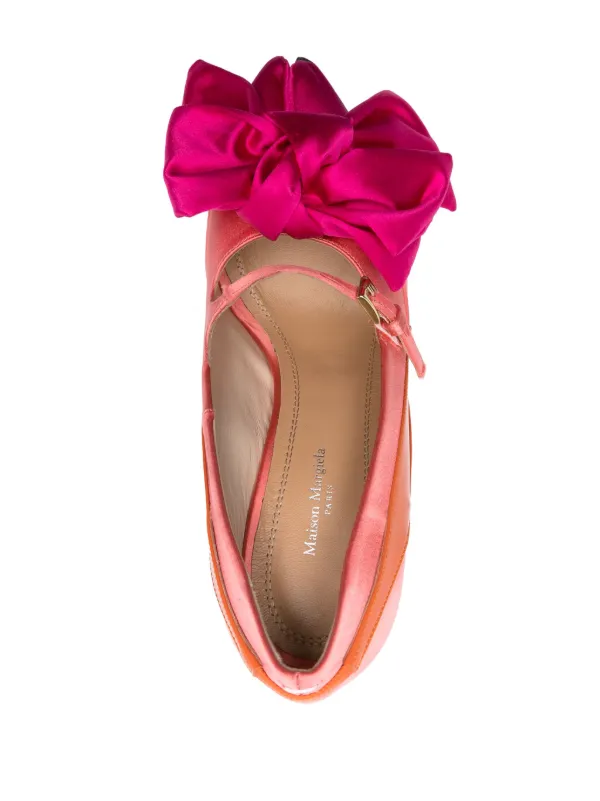 Maison Margiela Tabi Monster 110mm Bow Pumps | Pink | FARFETCH