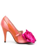 Maison Margiela Tabi Monster 110mm bow pumps - Pink