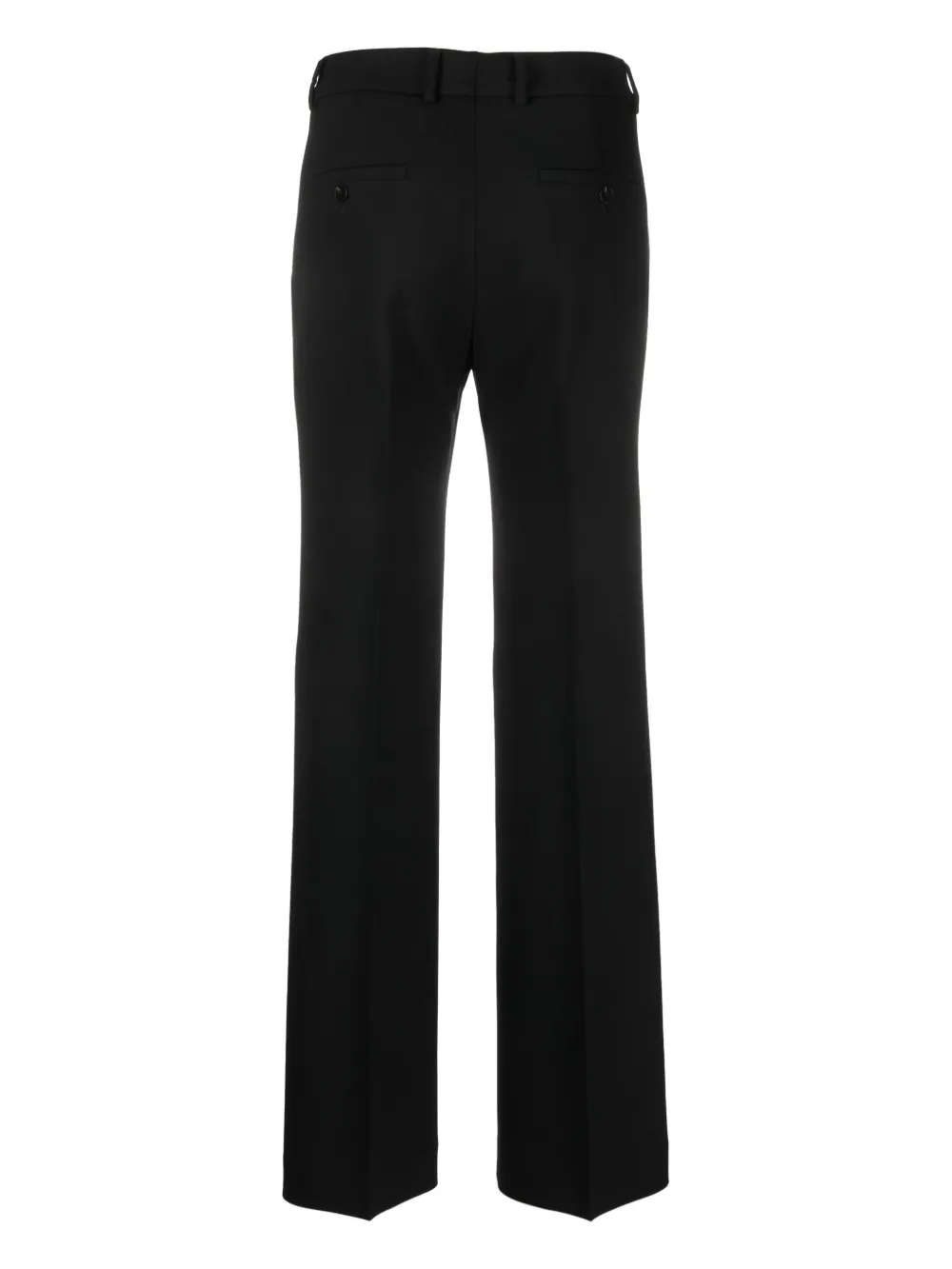 Shop Incotex Tailored Flared Trousers In Black