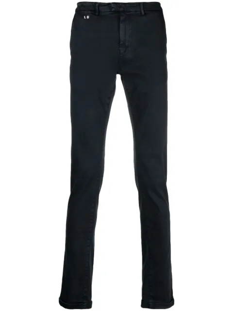 Sartoria Tramarossa pantalones slim con tiro bajo