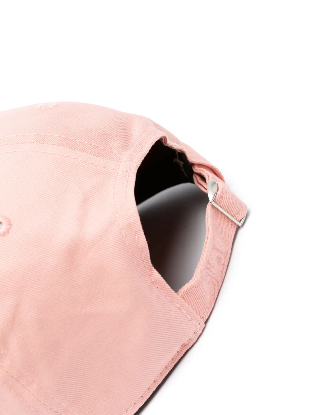 Drôle De Monsieur Slogan-embroidered cotton cap - Roze