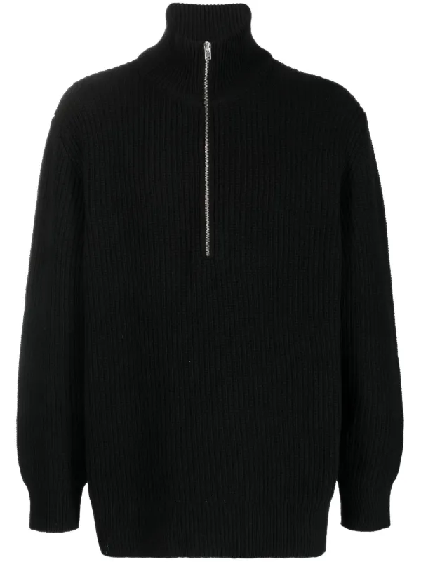 Closed half zip Recycled Wool Jumper Farfetch