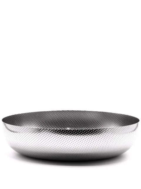Alessi embossed-finish silver-tone bowl (24cm)