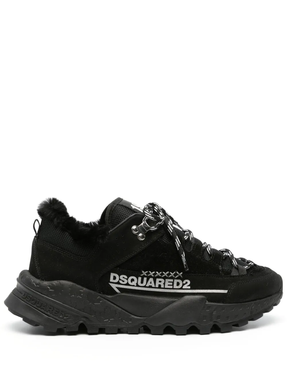 Dsquared2 Free logo-lettering sneakers - Black