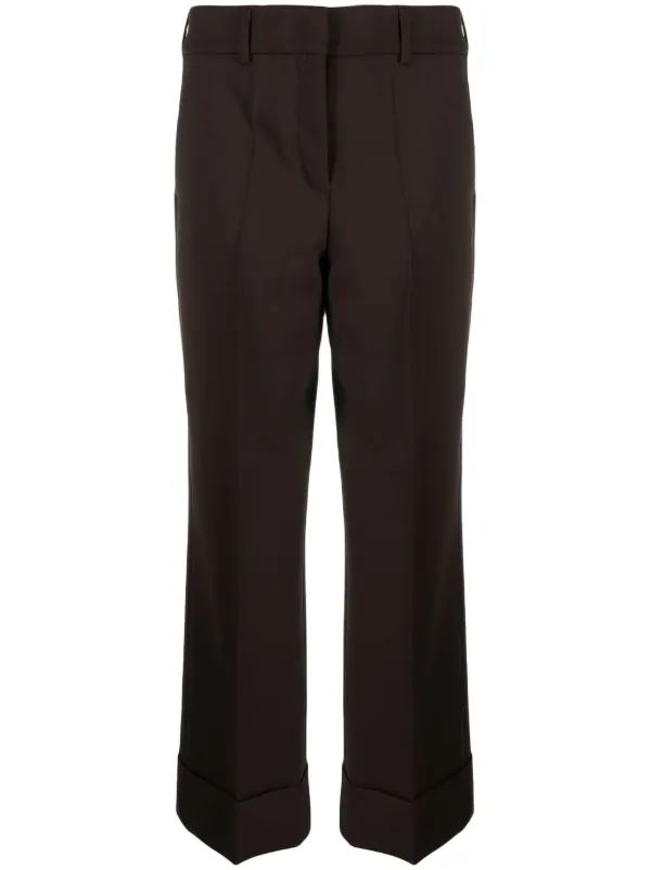 Incotex Tailored Cropped Trousers Farfetch