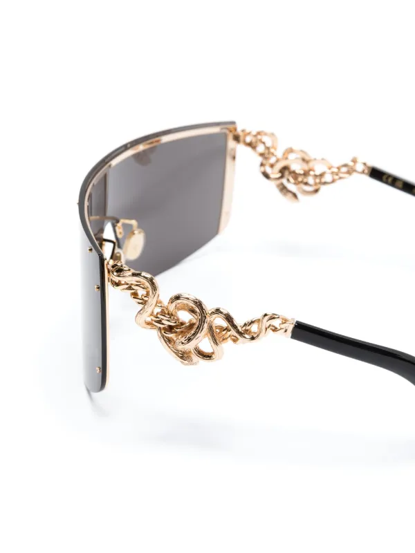 Roberto Cavalli Embellished Sunglasses Roberto Cavalli Red Swarovski Crystal Embellished Altair  main image 2