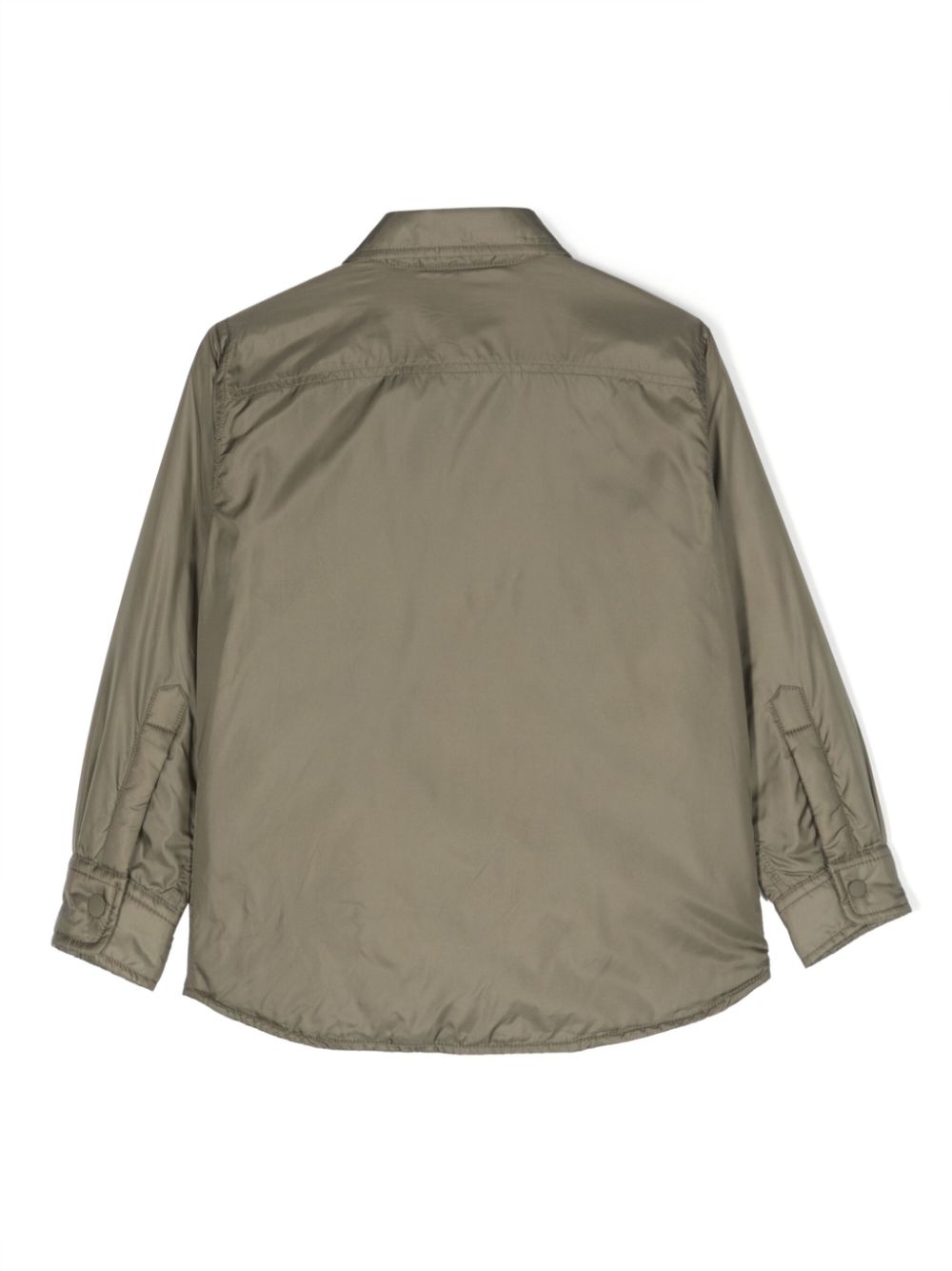Aspesi Kids padded button-up shirt jacket - Groen