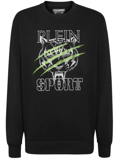Plein Sport sweat Tiger Line à logo imprimé