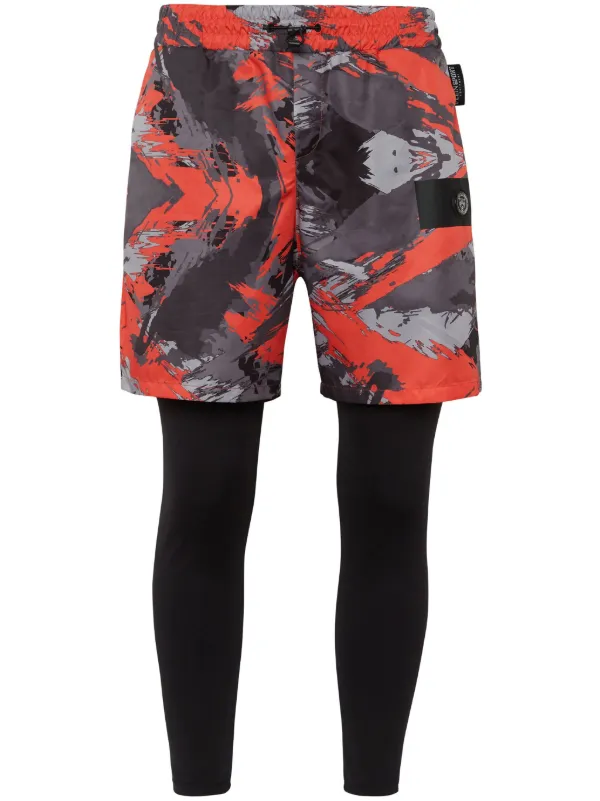 Orange camo track pants online