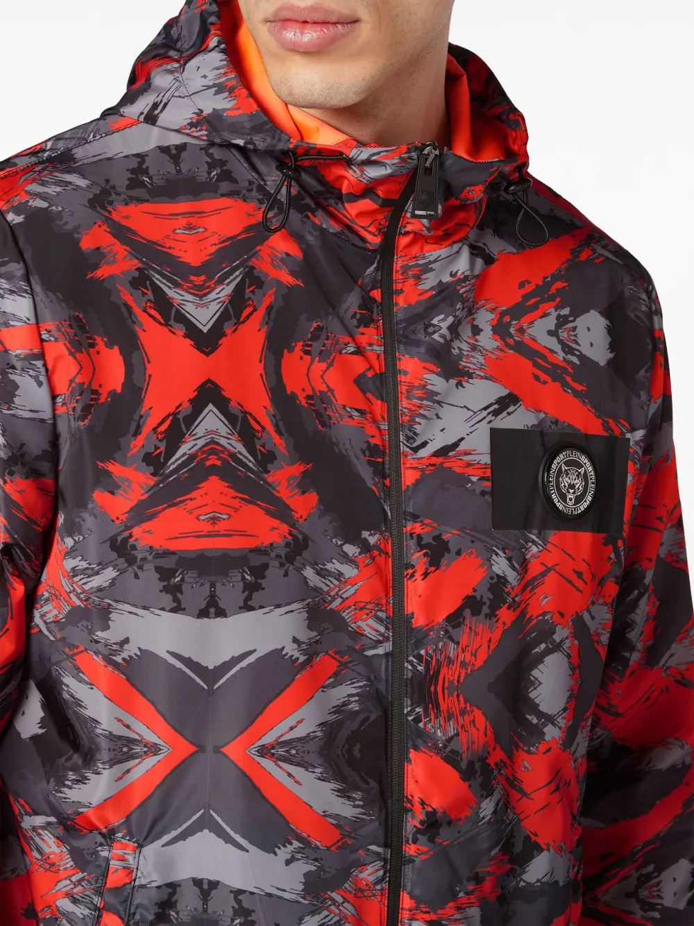 Plein Sport Jack met capuchon Rood
