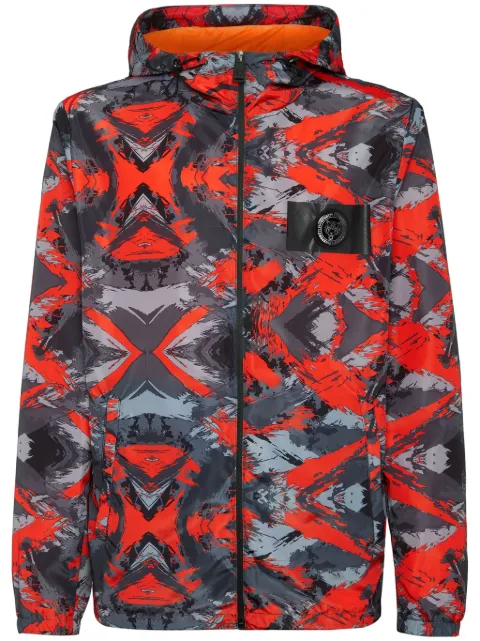 Plein Sport logo-print hooded jacket