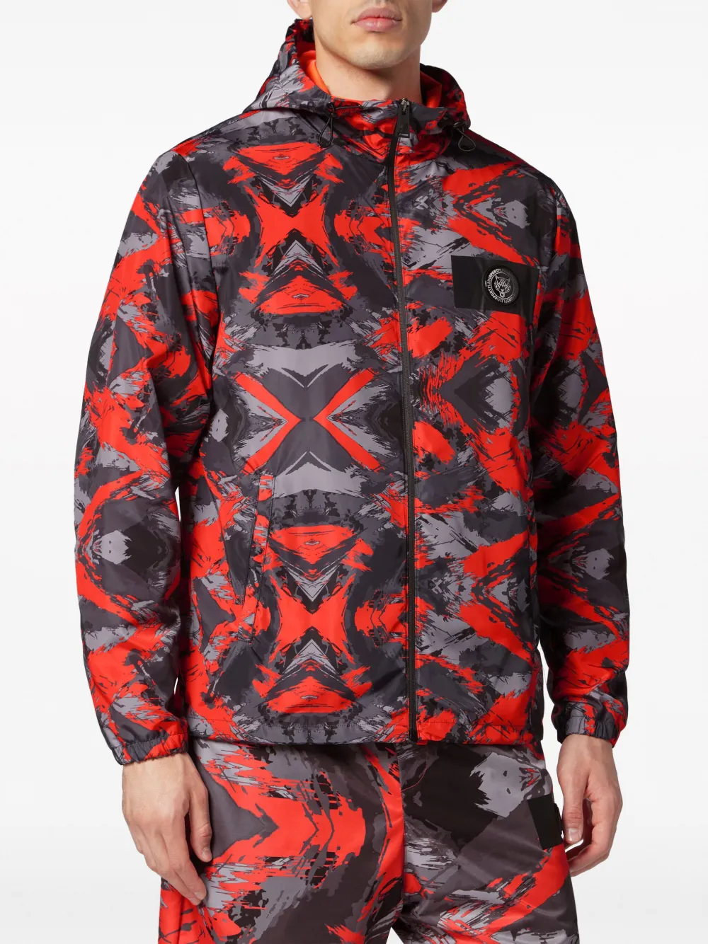 Plein Sport Jack met capuchon Rood