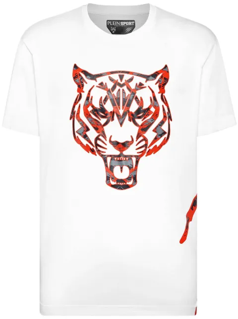 Plein Sport logo-print cotton T-shirt