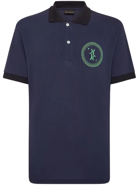 Billionaire playera tipo polo con logo bordado