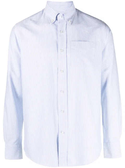 Deperlu stripe-pattern cotton shirt 