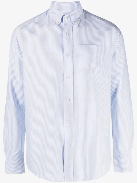 Deperlu stripe-pattern cotton shirt 