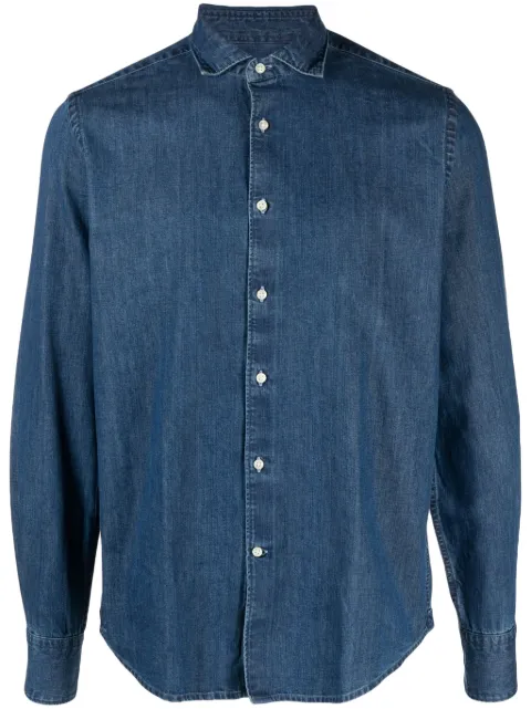 Deperlu camisa con cuello italiano