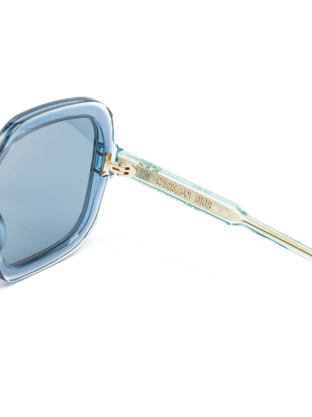 Dior Eyewear Zonnebril met vierkant montuur Blauw