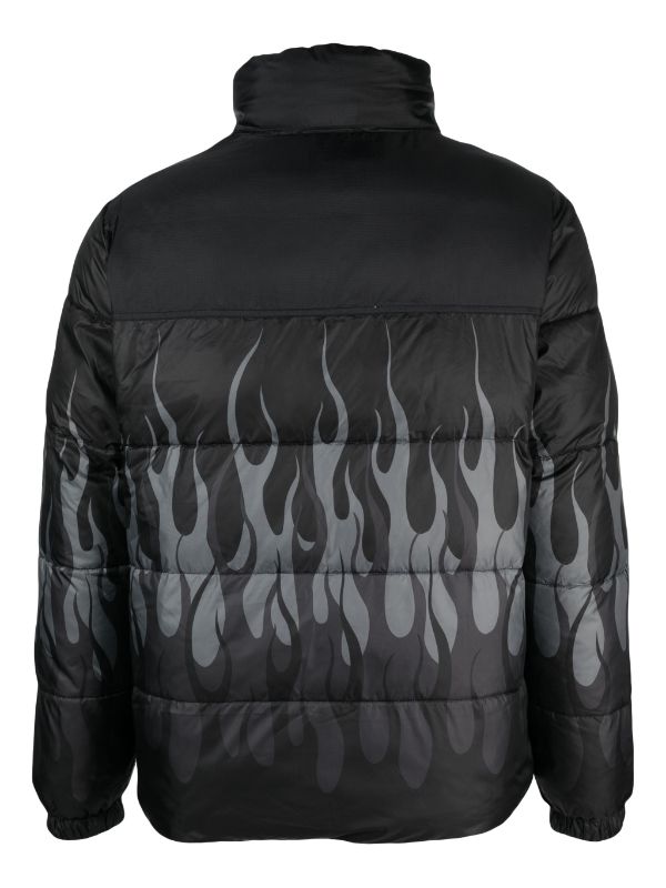 Vision Of Super Flames Print Bomber Jacket - Farfetch