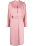 N_8 Milano belted wool-blend trench coat - Pink