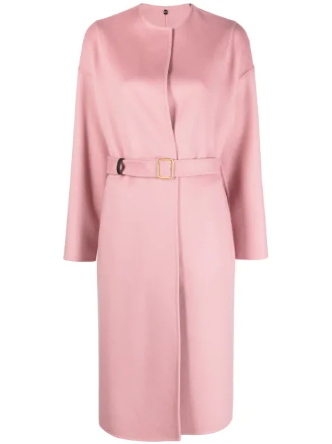 N_8 Milano belted wool-blend trench coat