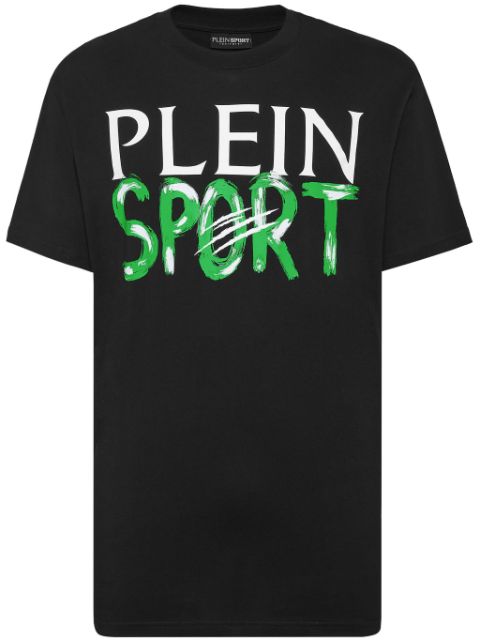 Plein Sport SS logo-print cotton T-shirt