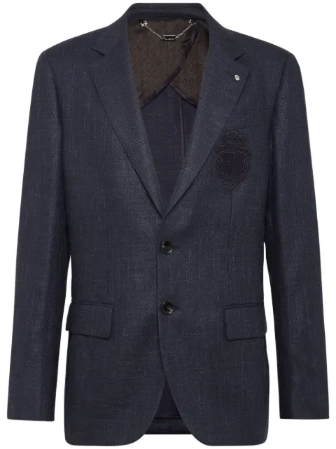 Billionaire blazer con botones y parche del logo