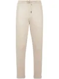 Billionaire logo-embroidered track pants - Neutrals
